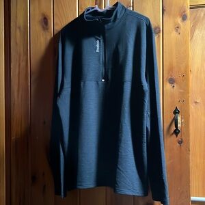 Men’s Reebok 1/2 zip long sleeve shirt
